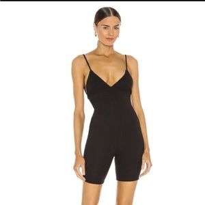 NBD REVOLVE Open Back V-Neck Romper